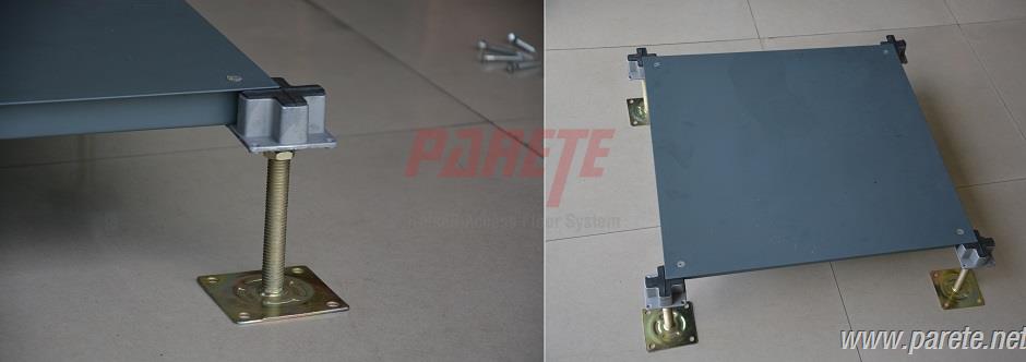 Indepedent support raised floor system